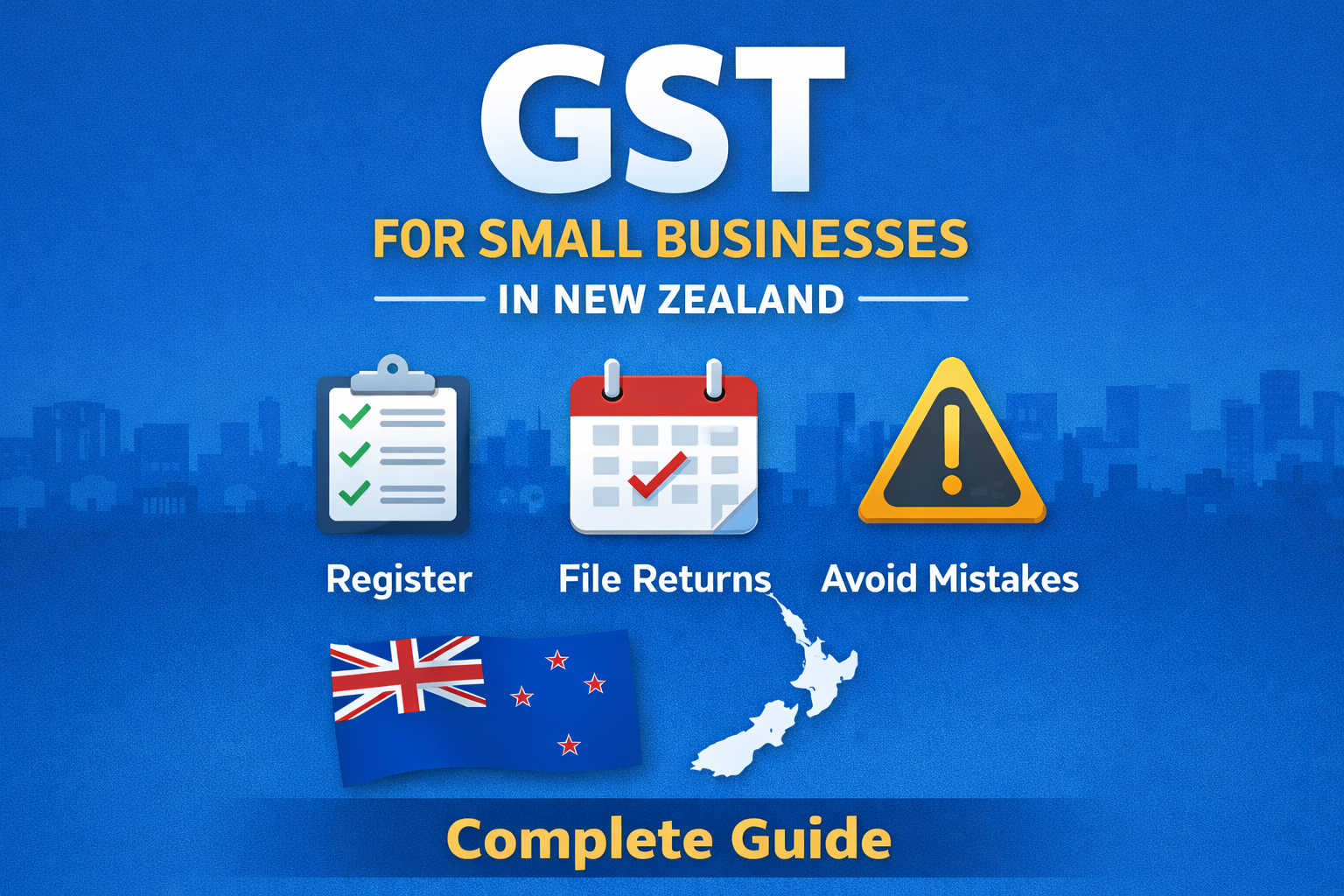 GST for Small Businesses NZ: When to Register, File & Avoid Mistakes